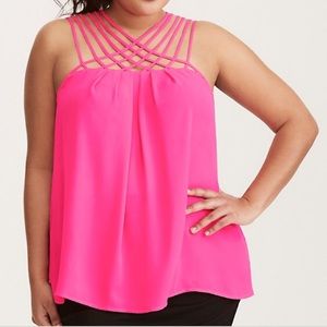 Adorable strapping Torrid tank